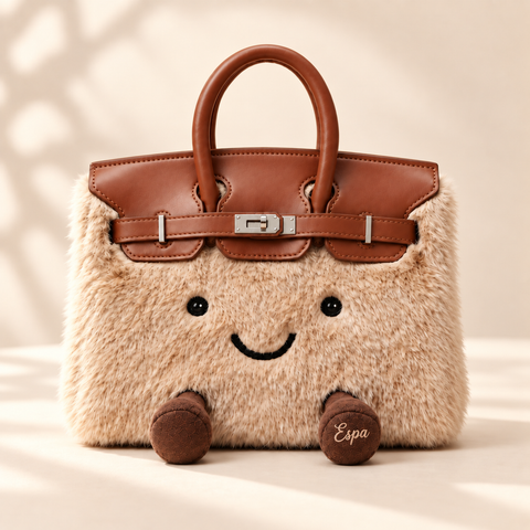 Example of name personalization on the JellyFluff Bag